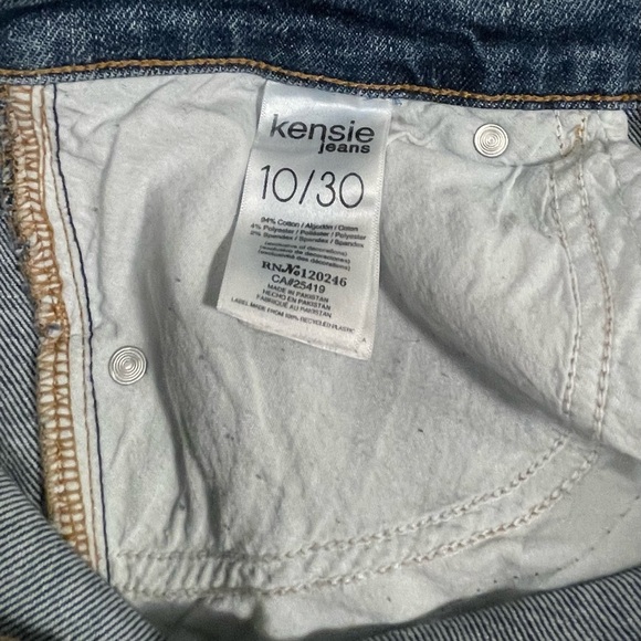 Kensie The Ella High Rise Straight Jeans Blue Denim (Size 30) - Picture 4 of 6